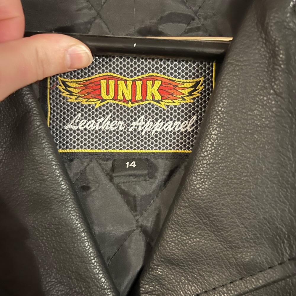 Unit leather jacket